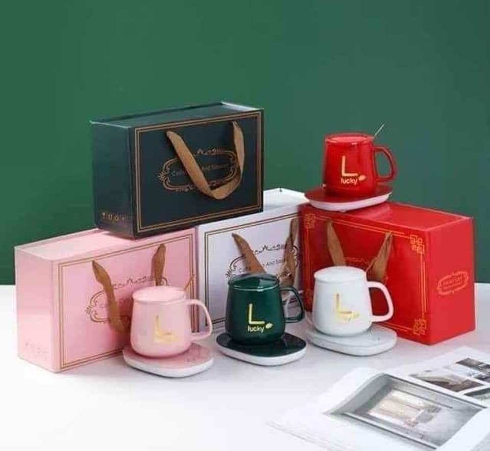 TAZA CALENTADORA ELEGANTE