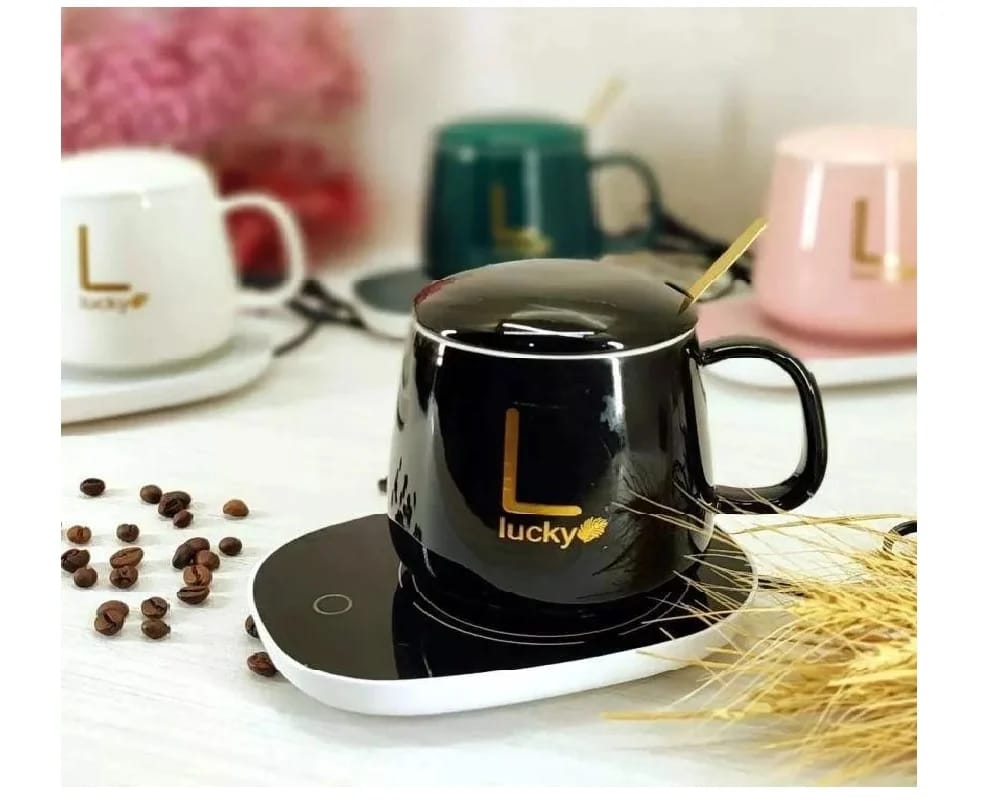 TAZA CALENTADORA ELEGANTE