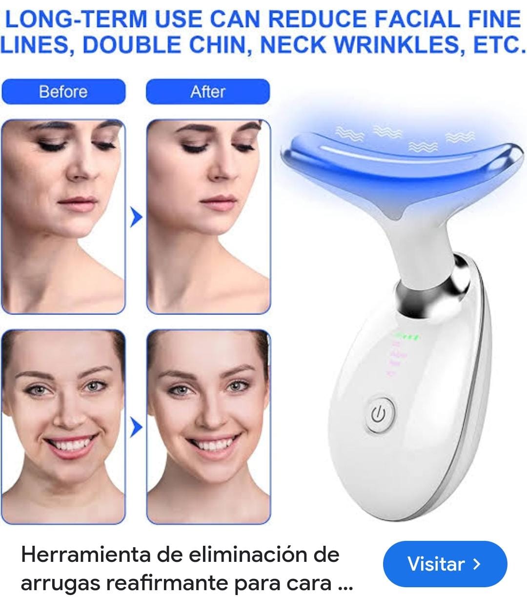 MASAJEADOR FACIAL LED